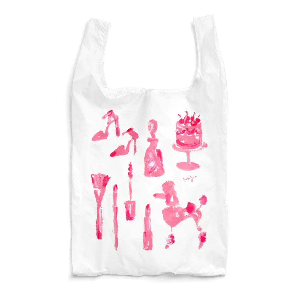 miyuki ohashi goods shopのPINK LOVER Reusable Bag