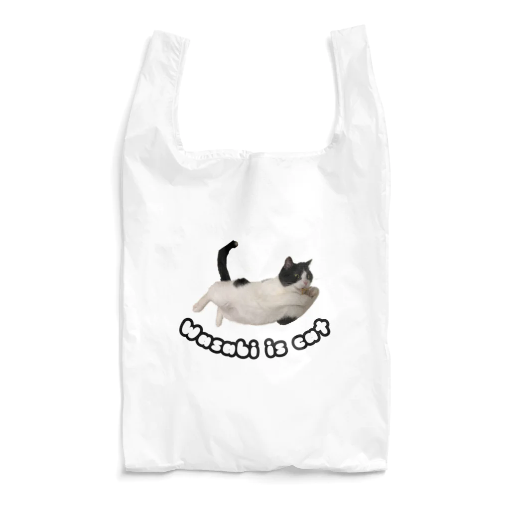 Niki屋のWasabi is cat なエコバック Reusable Bag