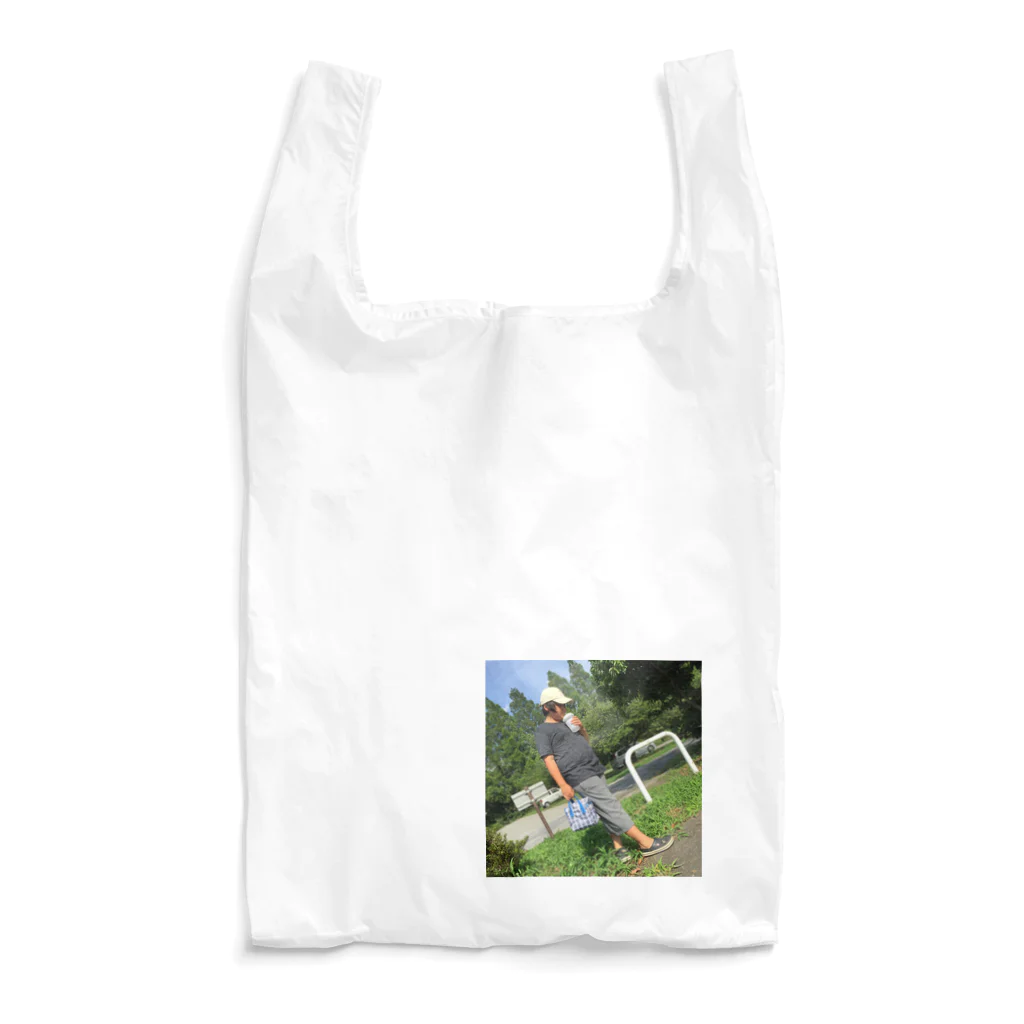 エプロンのポケットのある夏の日 Reusable Bag