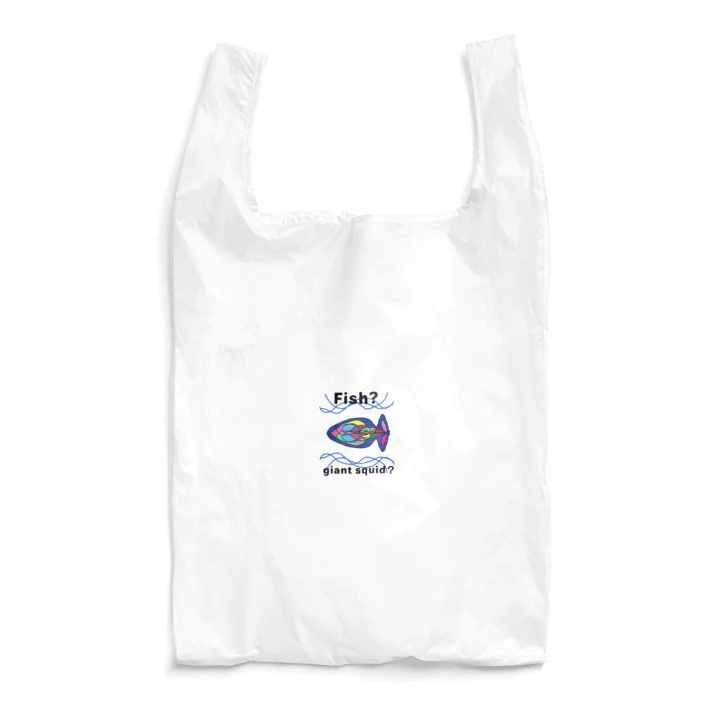 Future Starry Skyのfish?giant squid? Reusable Bag