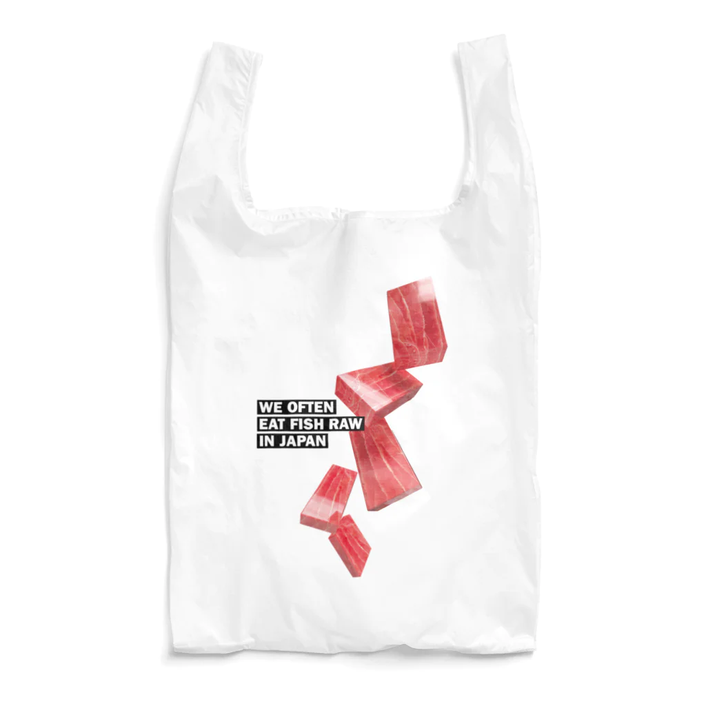 LONESOME TYPE ススの日本ではしばしば魚を生で食べる（まぐろ） Reusable Bag