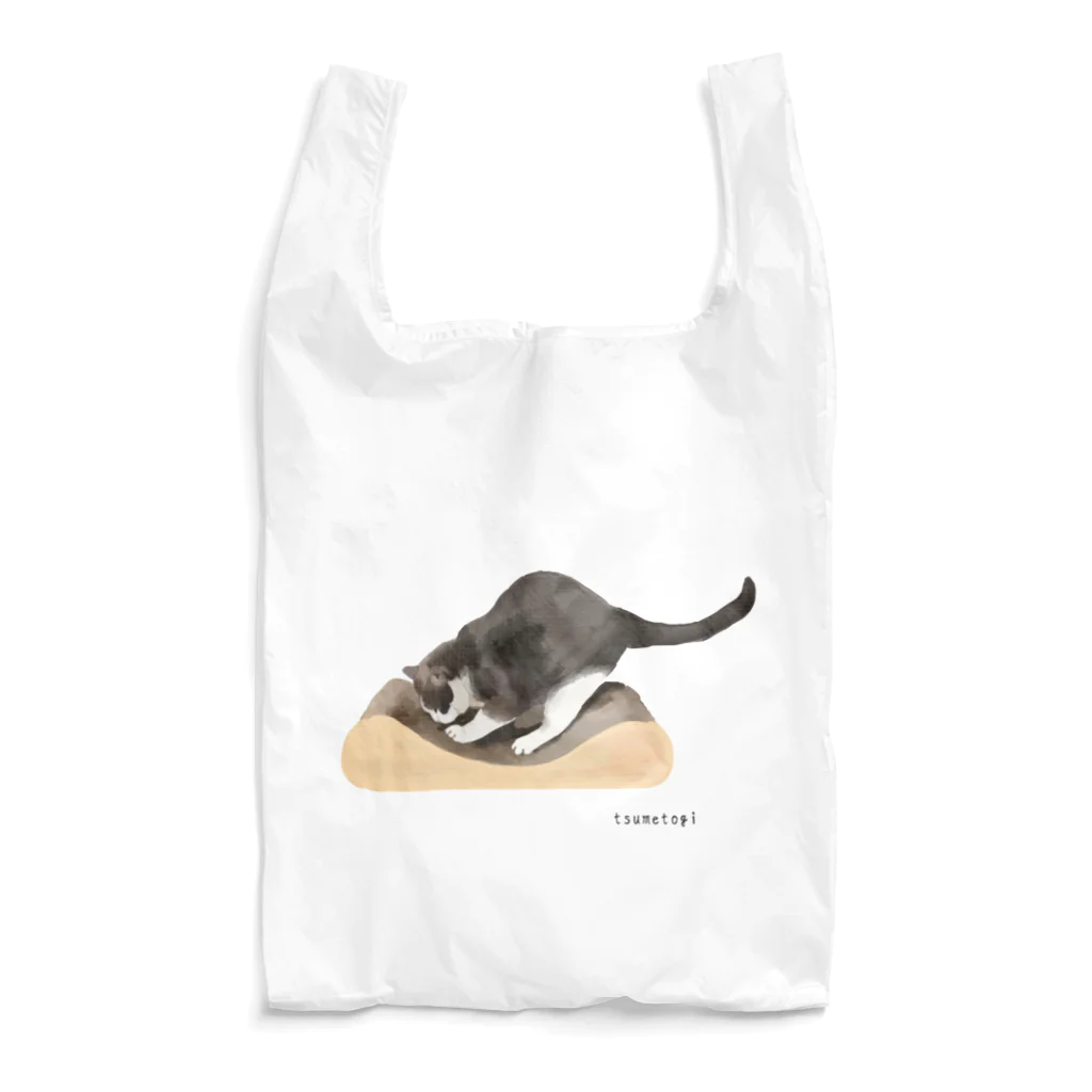 小鳥と映画館の一生懸命爪研ぎする猫 Reusable Bag