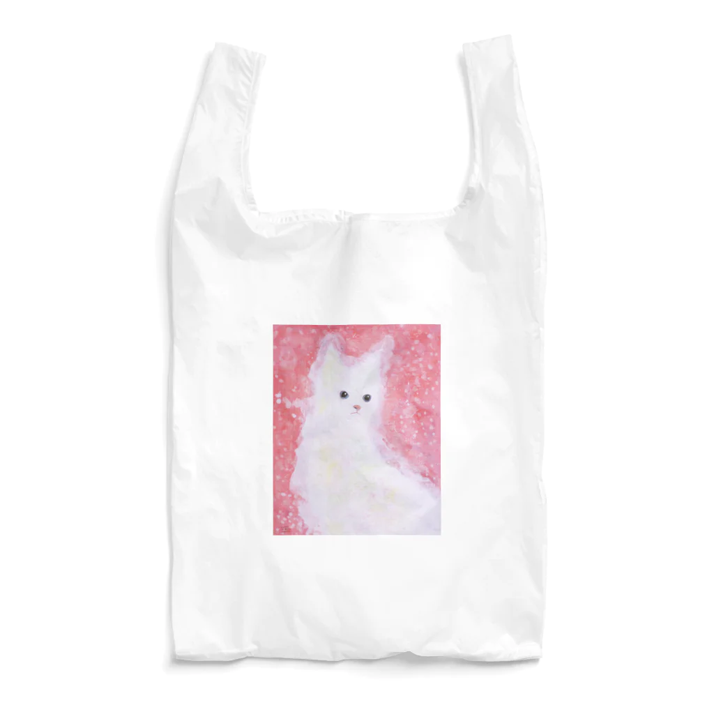 irosocagoodsの白猫 Reusable Bag