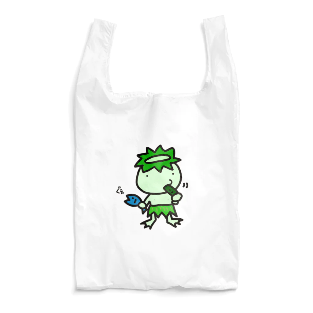 amakara_のきゅうり喰うカッパ Reusable Bag