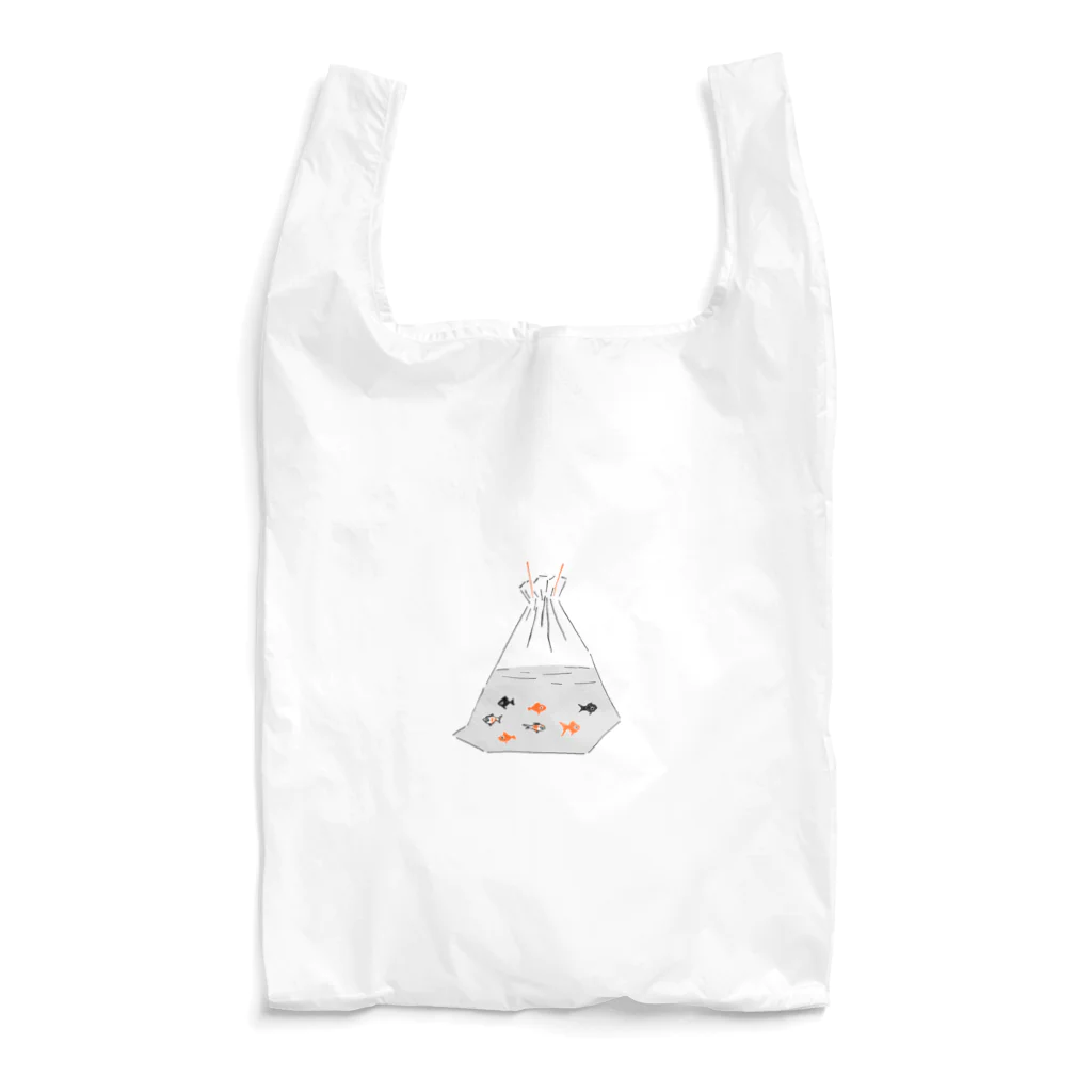 NIKORASU GOの祭りデザイン「金魚すくい」 Reusable Bag