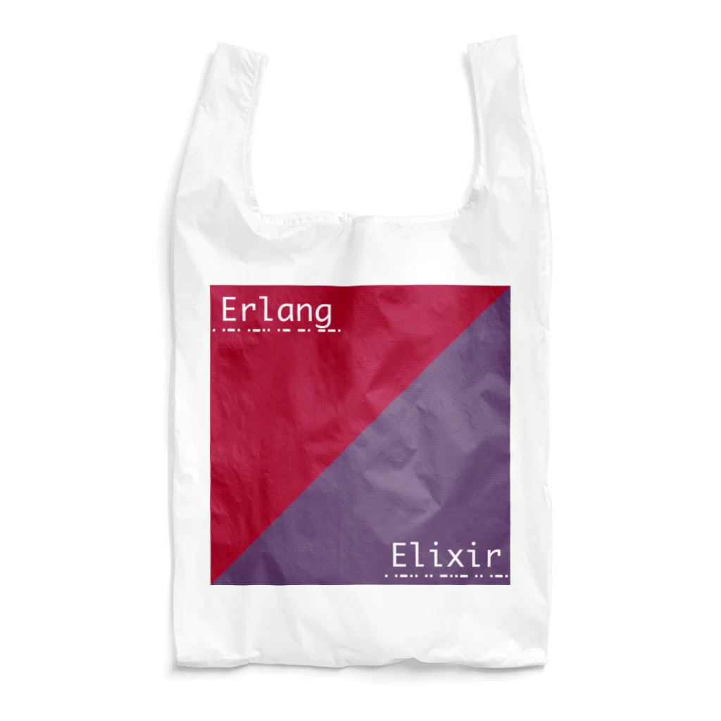 Erlang and Elixir shop by KRPEOのErlang and Elixir Reusable Bag