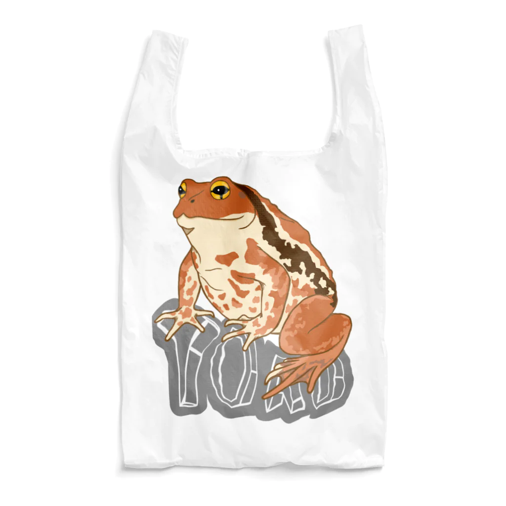 LalaHangeulのTOAD (ヒキガエル) 英字バージョン Reusable Bag