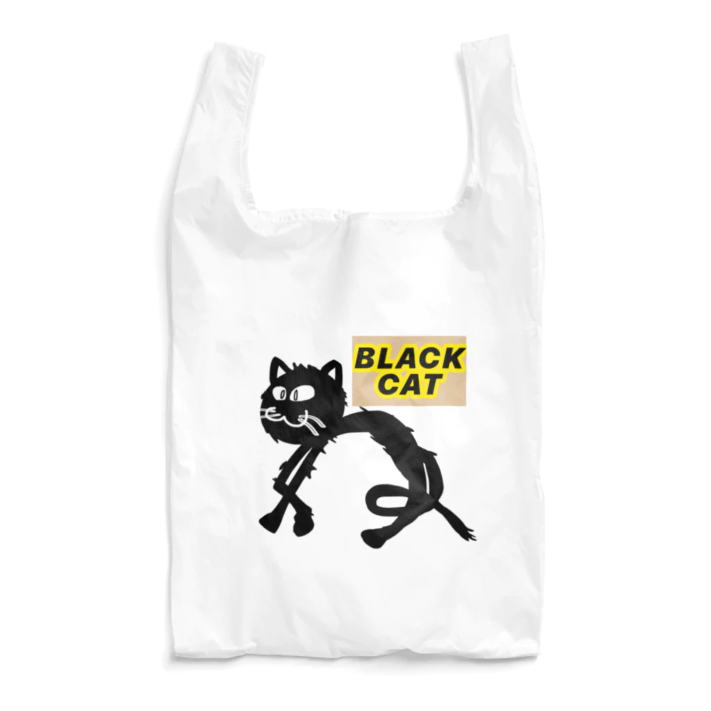 SEVEN-5-Ｇの BLACK  CAT エコバッグ
