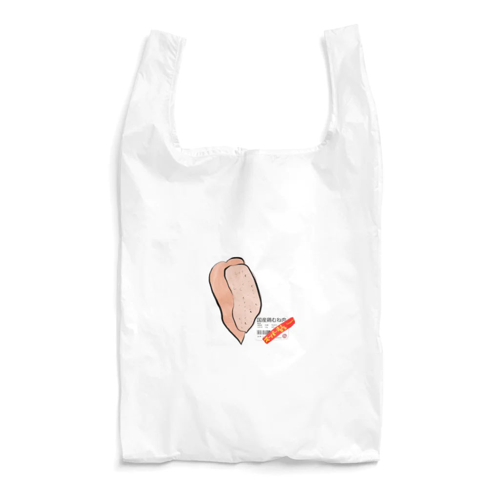 スーパーまるまるですの鶏胸肉鶏むね肉 Reusable Bag