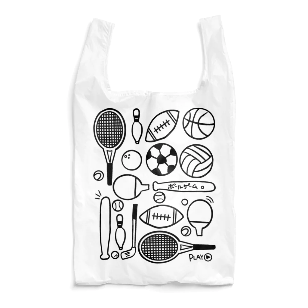 おはる屋さんのいろいろ球技（ボールゲーム） Reusable Bag