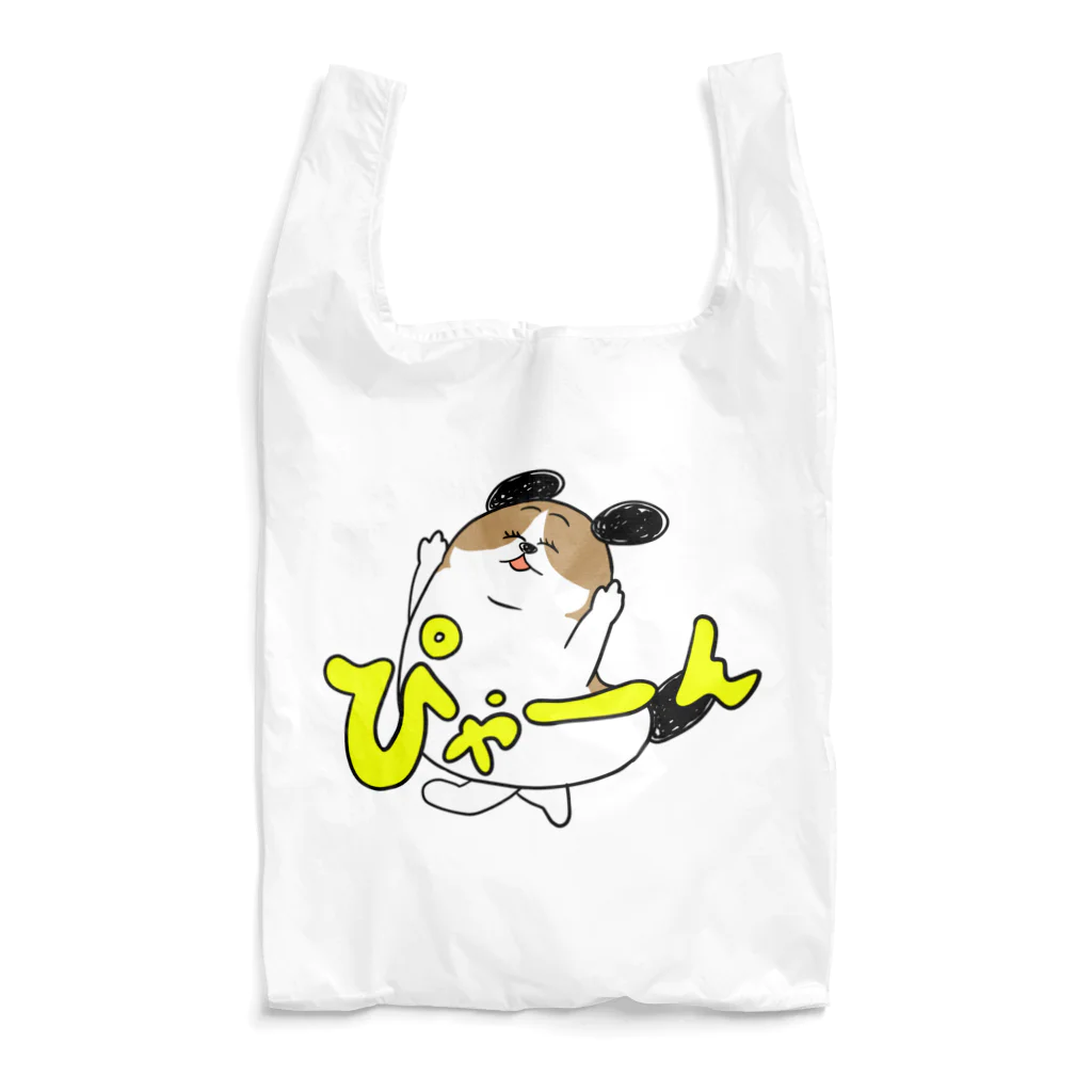 マツバラのもじゃまるぴゃーん Reusable Bag