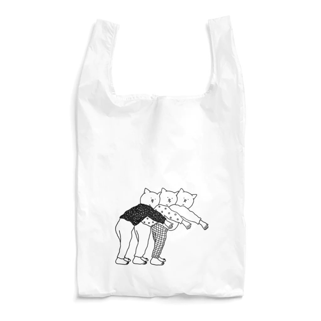 YUICHI design shopのなかよし猫 Reusable Bag