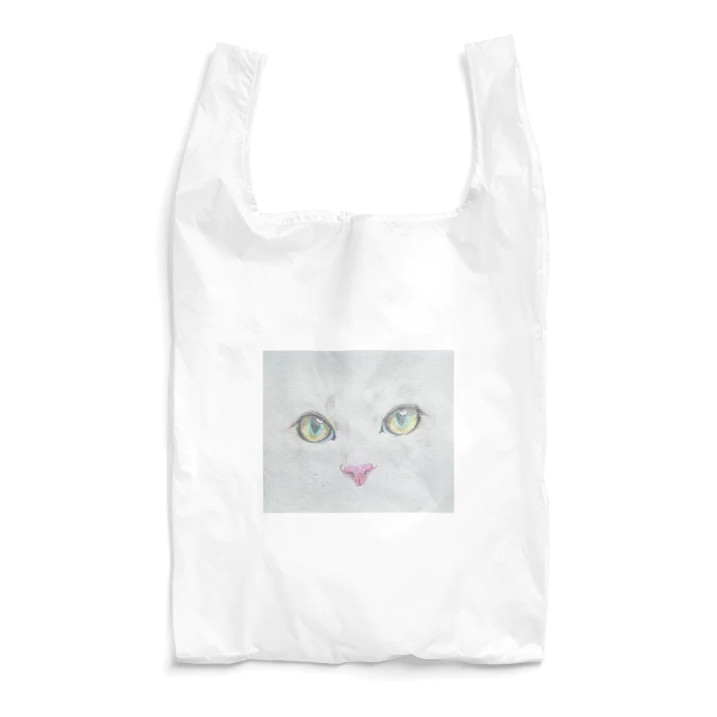 水月の猫の眼差し Reusable Bag
