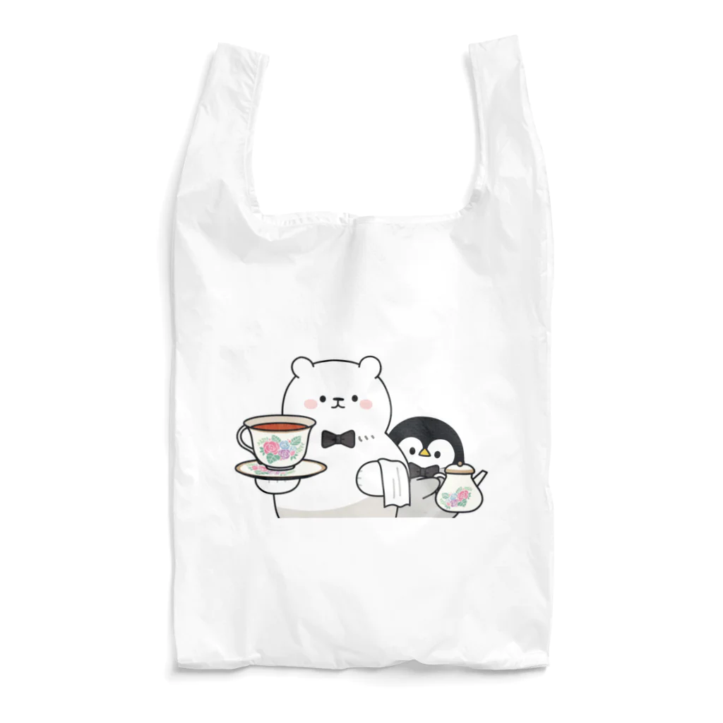 DECORの心くばりペンギン　ウェイトレスさんver. Reusable Bag