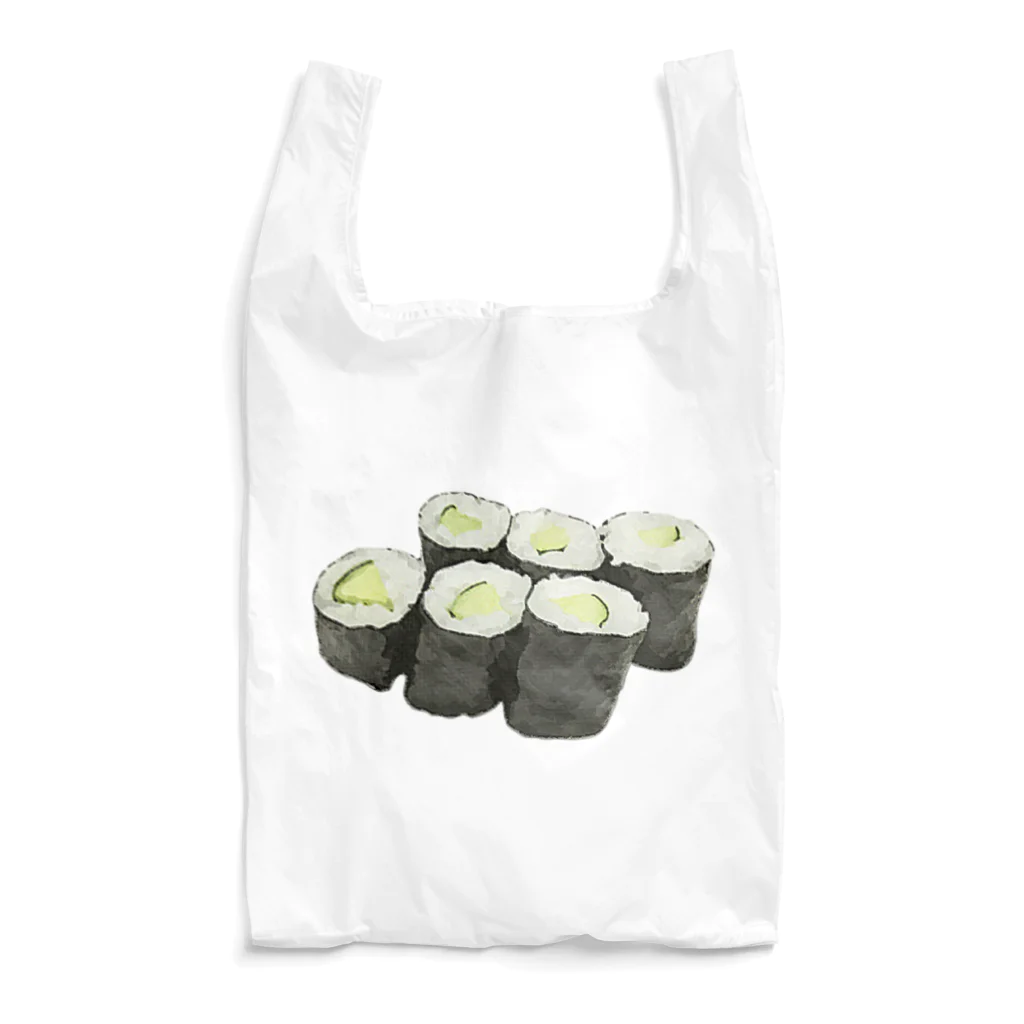 脂身通信Ｚのお寿司_細巻き寿司_かっぱ巻き_221024 Reusable Bag