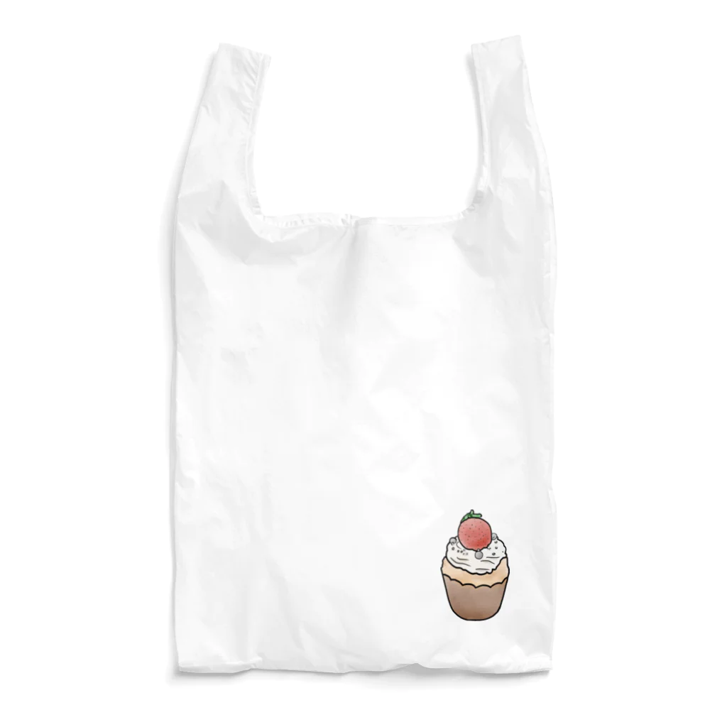 美味しいもの屋さんのいちごのカップケーキ🧁 Reusable Bag