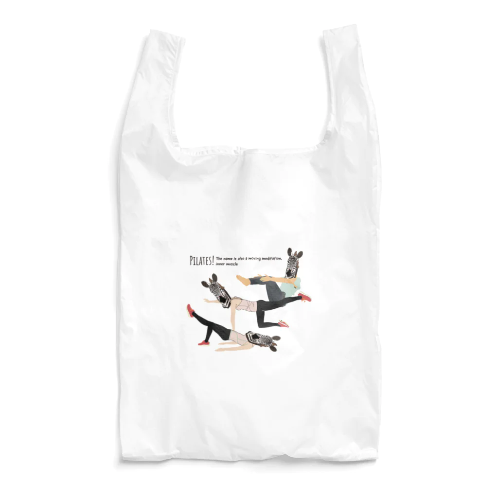 Drecome_Designのピラティス・シマウマ Reusable Bag