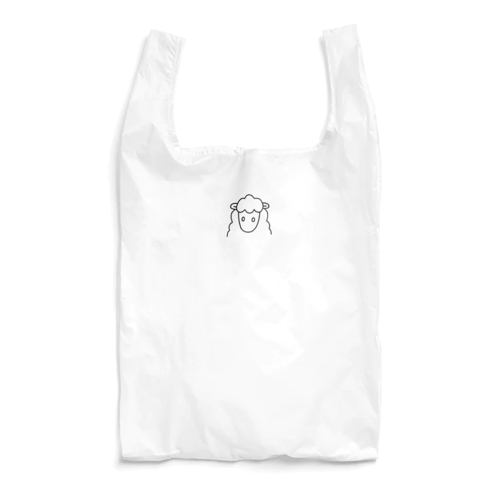 眠夢らむの白ラムくんエコバッグ Reusable Bag
