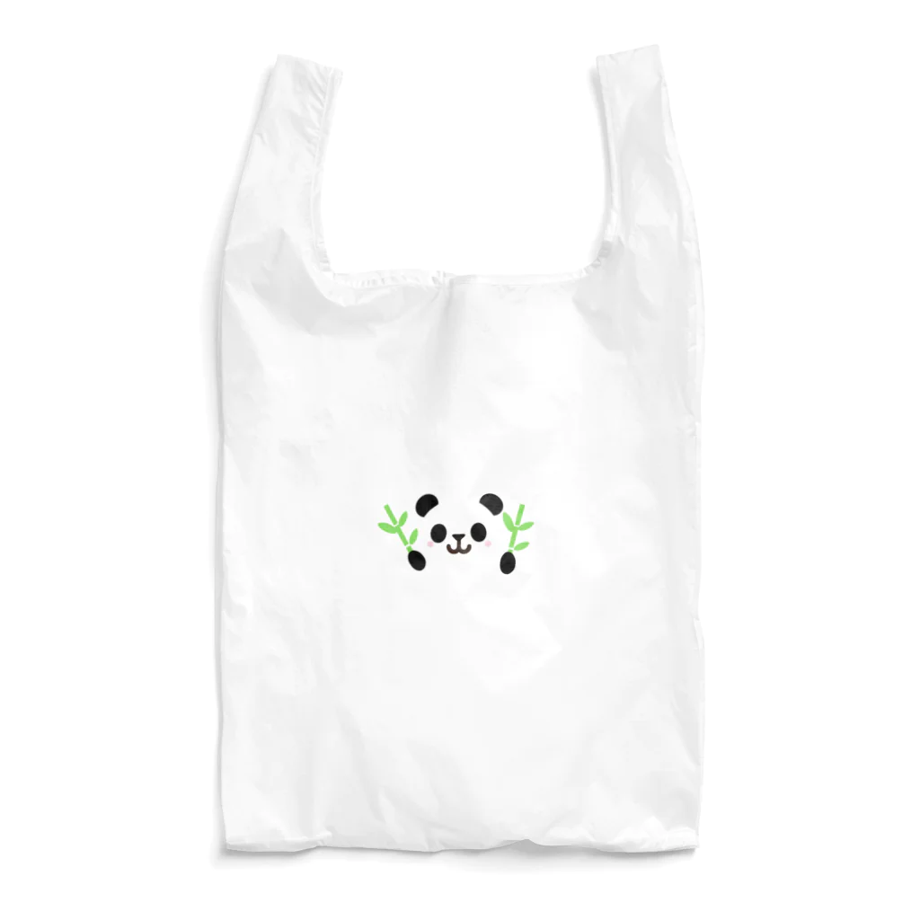 えいこせんせいの「にこにこパンダ」の笹ニコニコパンダ Reusable Bag