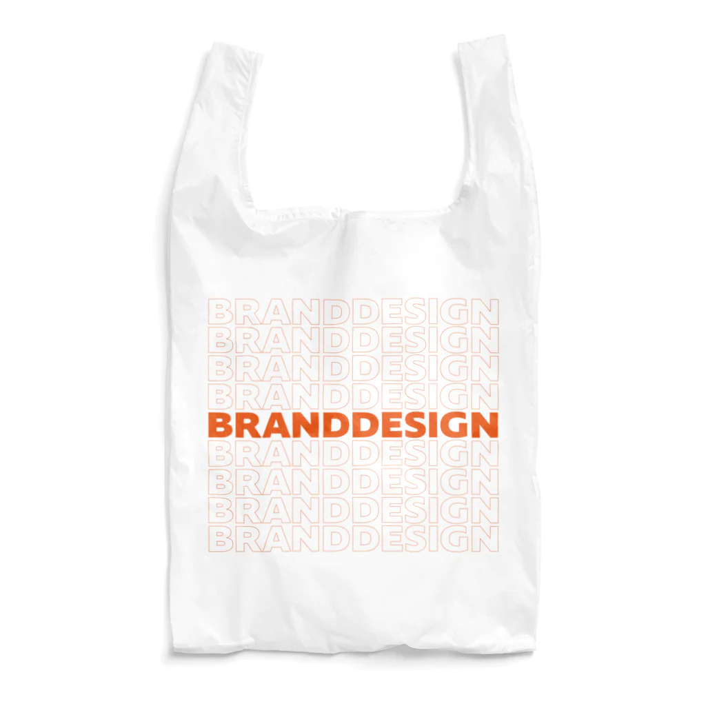 BRAND DESIGNのミニクリアマルチケース Orange Reusable Bag