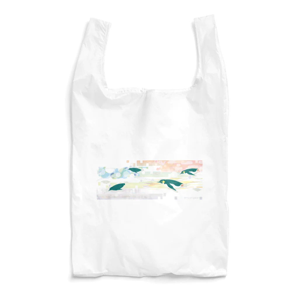 ペンギンパカリの四季（ペンギン遊泳） Reusable Bag