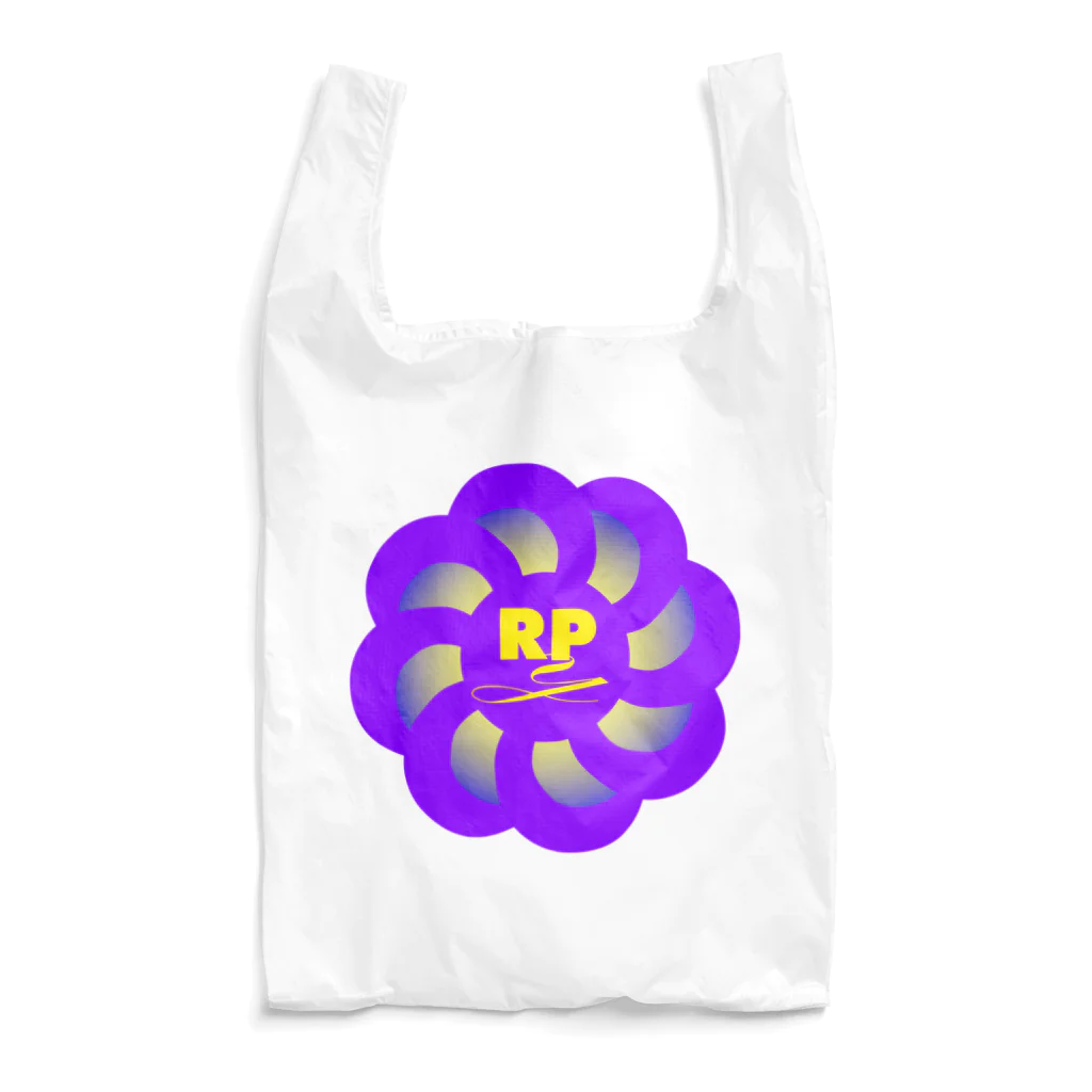 デザインキッズラボのPURPLE FLOWER KUN Reusable Bag