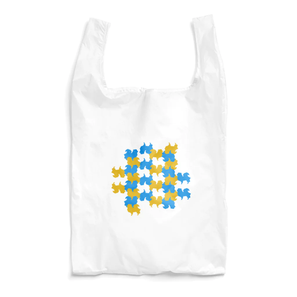 SAKURAMEDERUの狆パターンA Reusable Bag