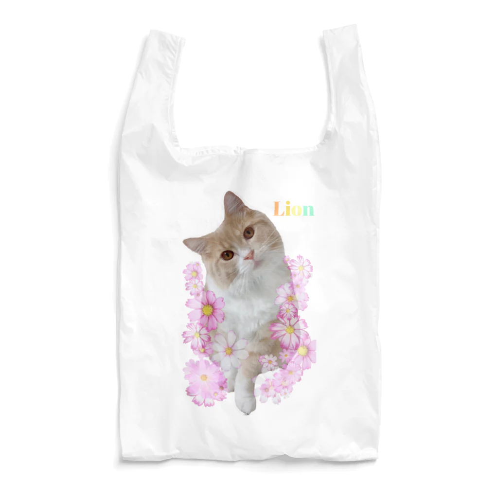 ルークとリオンのリオン×フラワー Reusable Bag