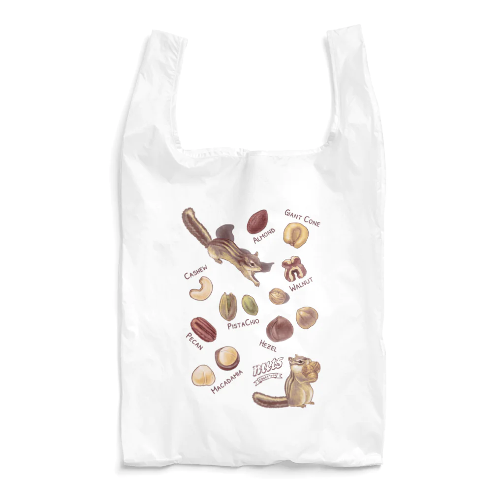 huroshikiのNUTS collection ナッツコレクション Reusable Bag