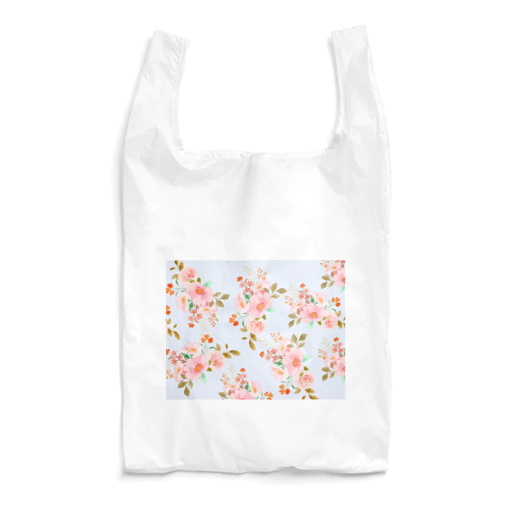 orange_honeyの花柄18-4 Reusable Bag