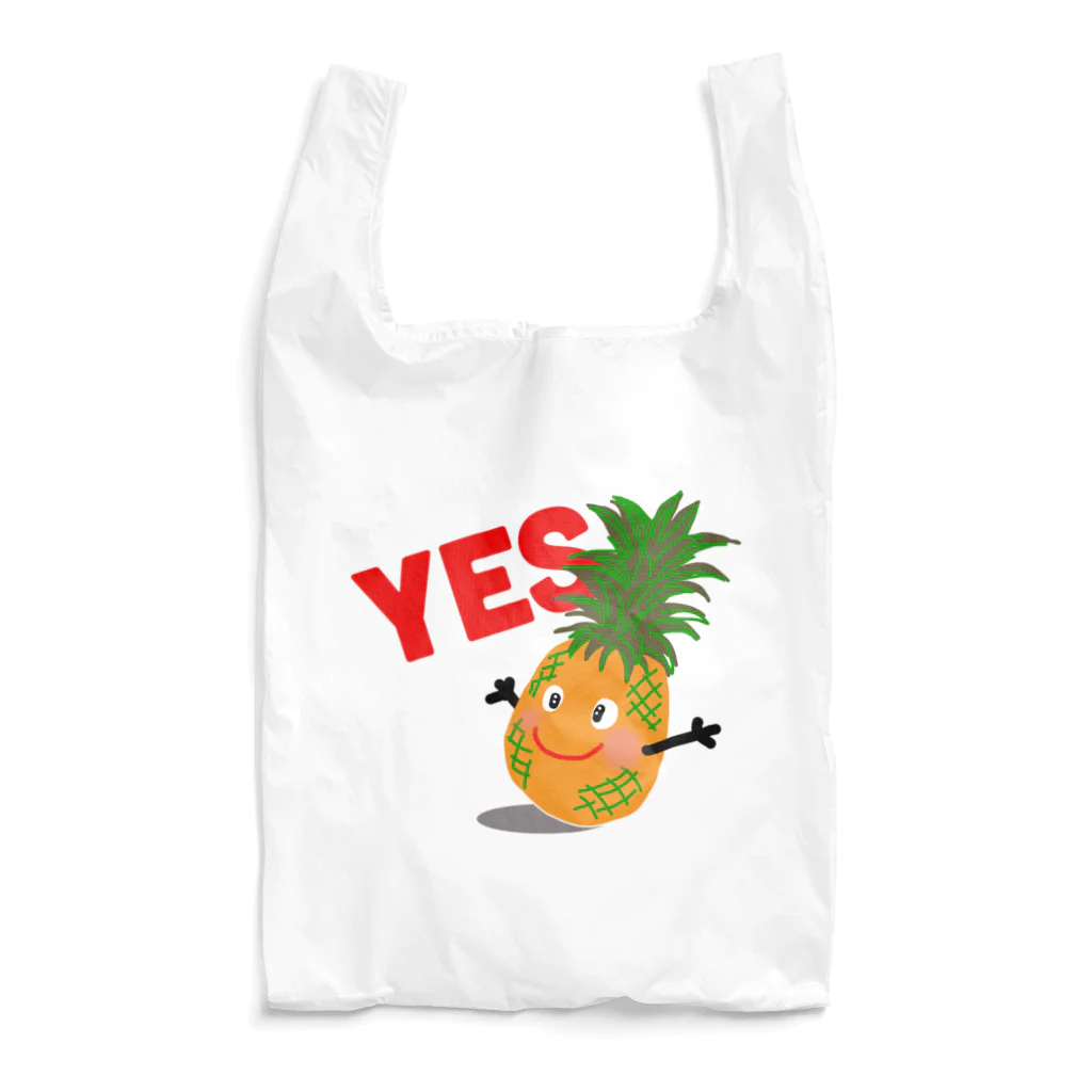 MZグラフィックスのパイナップル　YES Reusable Bag