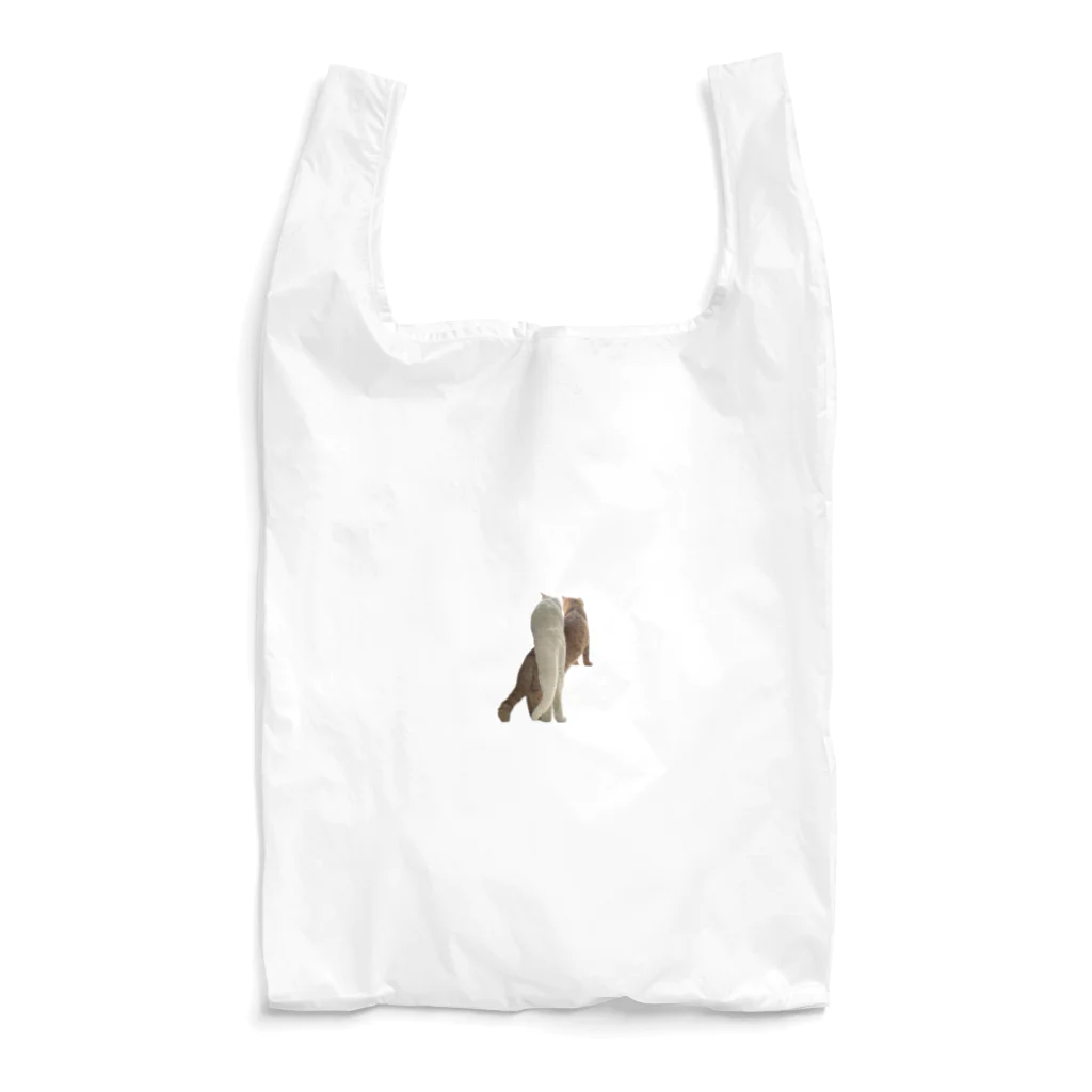 POPPE.comのクロスする猫 Reusable Bag