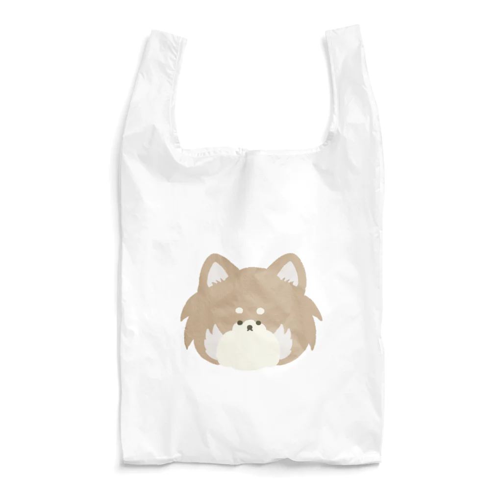 3本しっぽのビションフリーゼのふぁさふぁさしっぽのチワワ(茶色) Reusable Bag