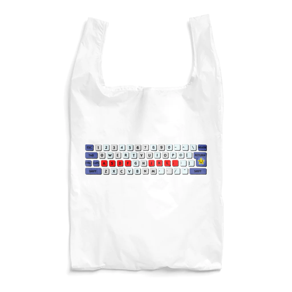 Illustrator Moca&Ram shopのキーボードTシャツ Reusable Bag