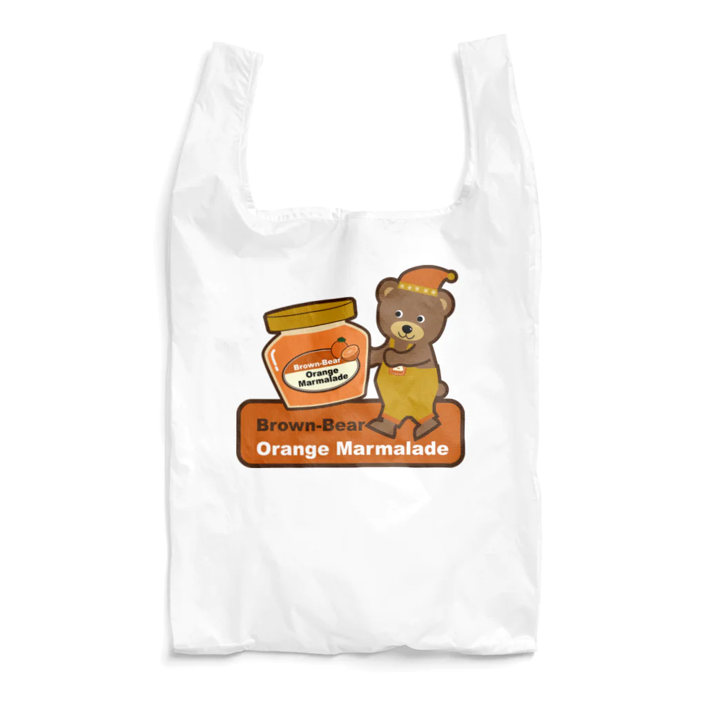 なおえ・でざいん・るーむのオレンジマーマレード・ブラウンベア Reusable Bag