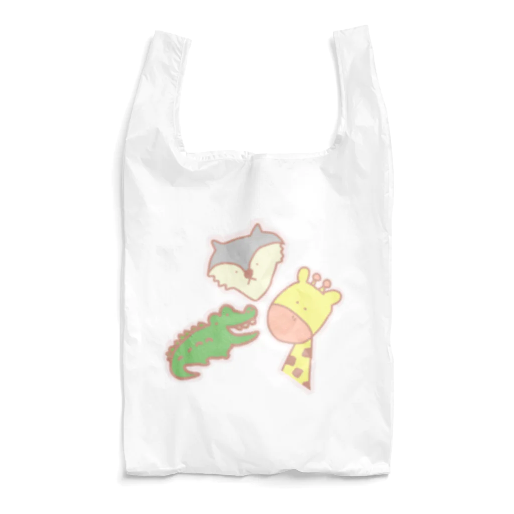 chikoショップのわに おおかみ きりん Reusable Bag