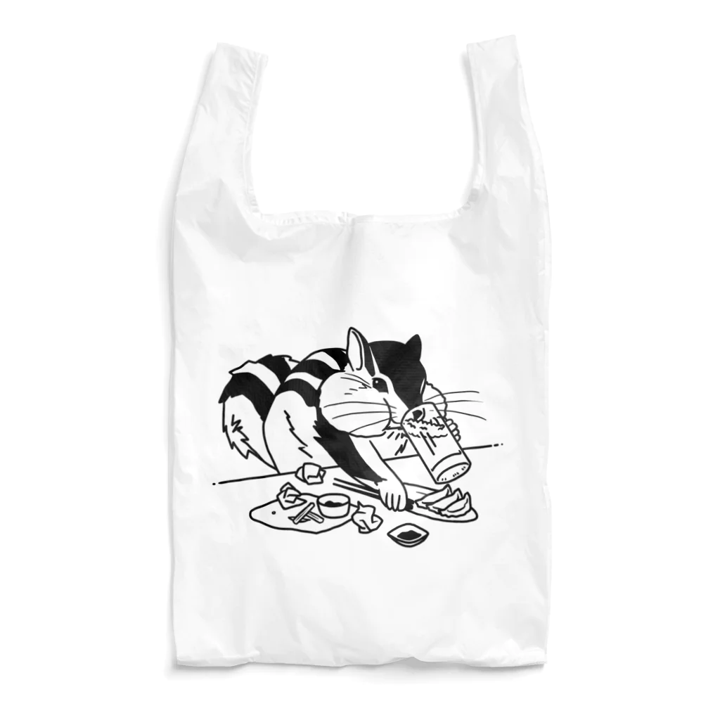 ichomaeの飲み会でがっつくリス Reusable Bag