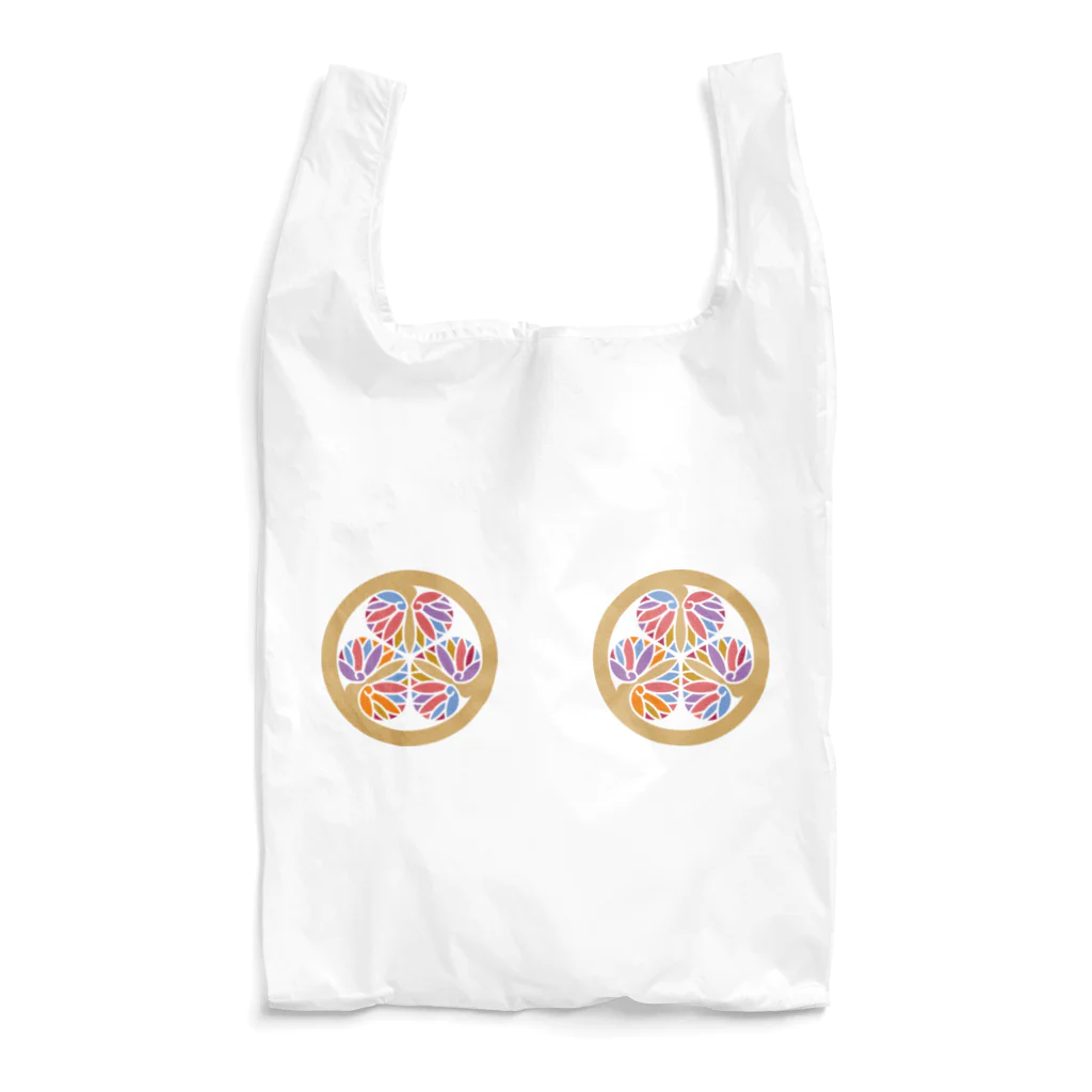 色重ね家紋／colorful_kamonの三つ葉葵［色重ね家紋］マグカップ Reusable Bag