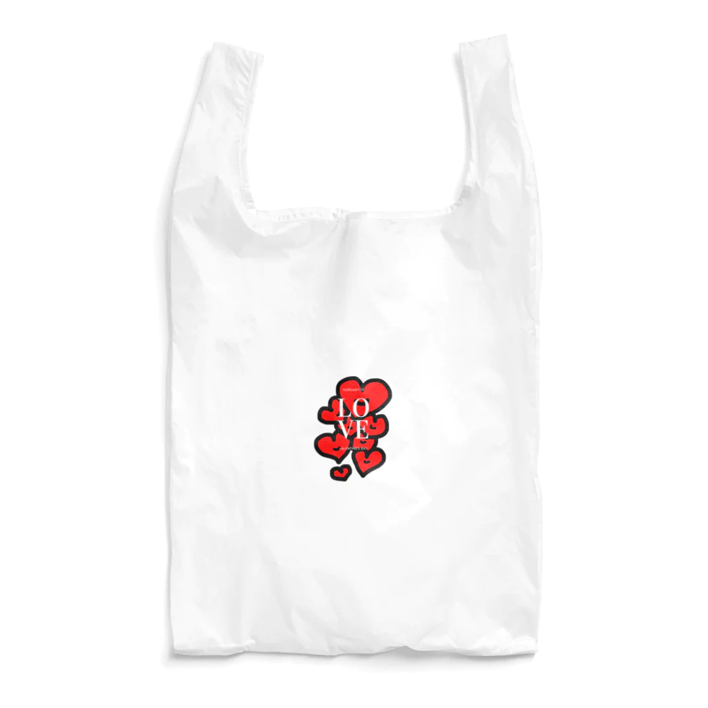 もちもち(SUZURI)のバレンタインlove Reusable Bag