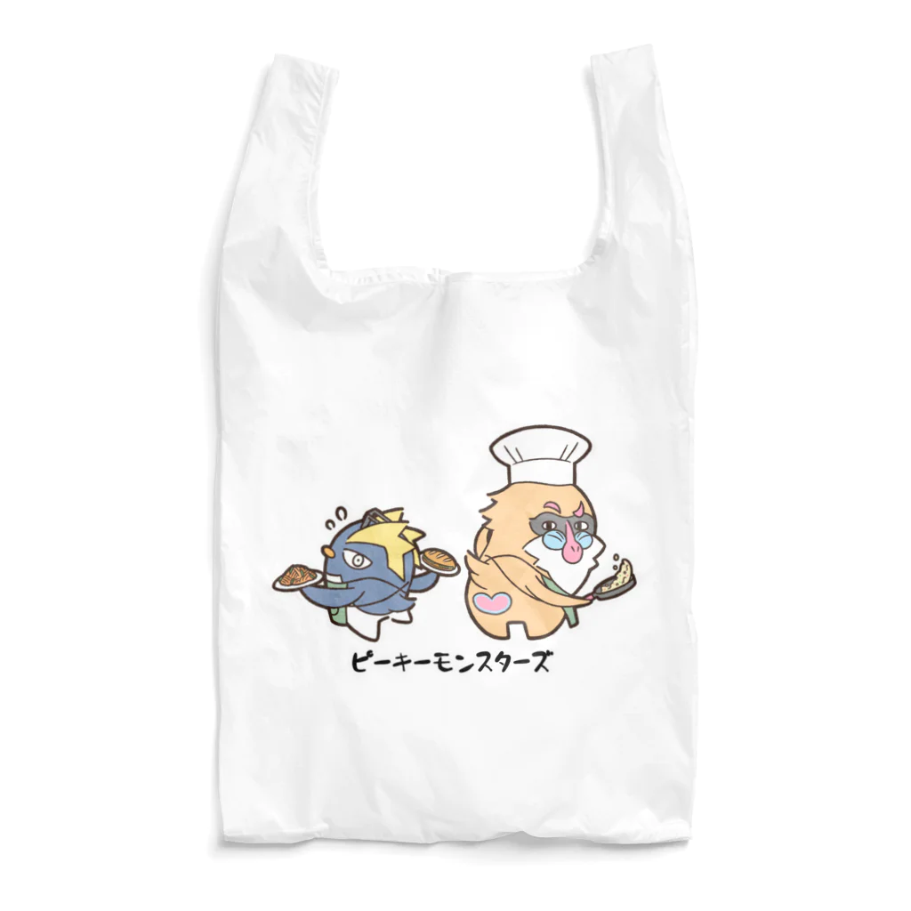 ピーキーモンスターズ【PeakyMonsters】ピキモングッズ公式ショップのピキモン-働- Reusable Bag