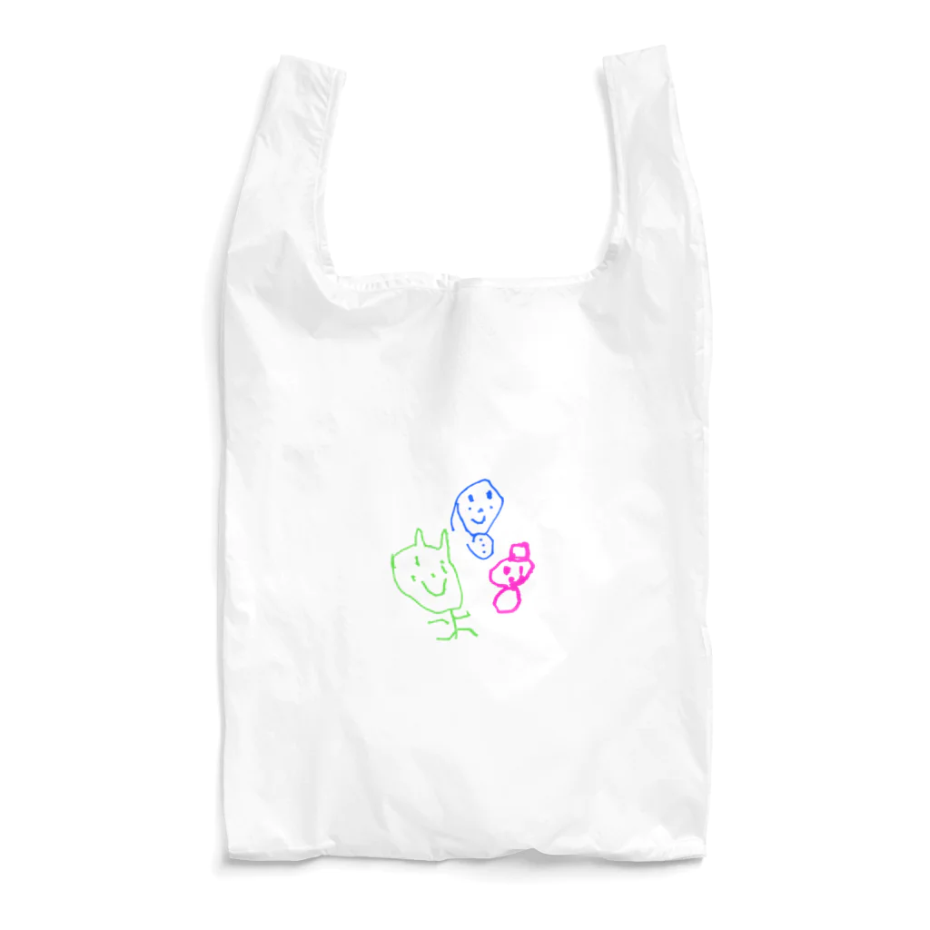 くまこの子供画伯【冬】 Reusable Bag