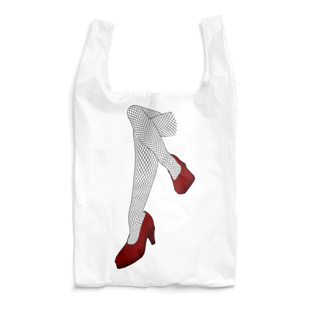 富羽彩絵の網タイツ生足　ストッキング脚足フェチ　バニー　女性　sm　Fishnet tights Reusable Bag