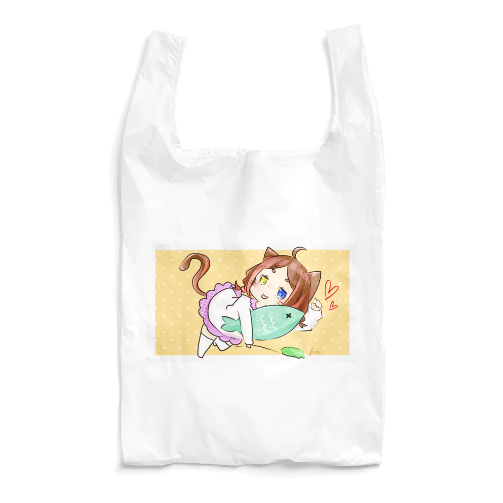 キノのすーぱーねこねこがーる♡♡ Reusable Bag