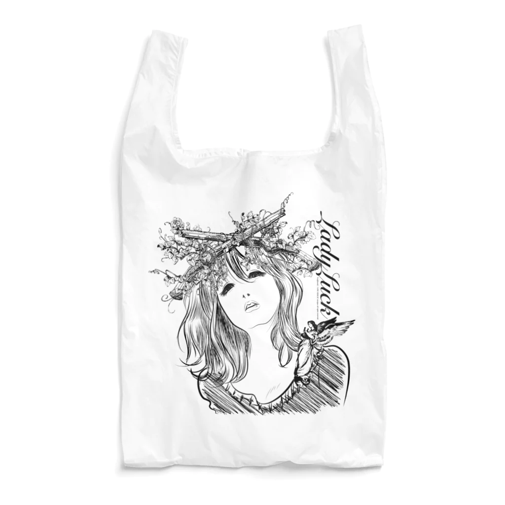 コーヒーロールのLady Luck-1 Reusable Bag