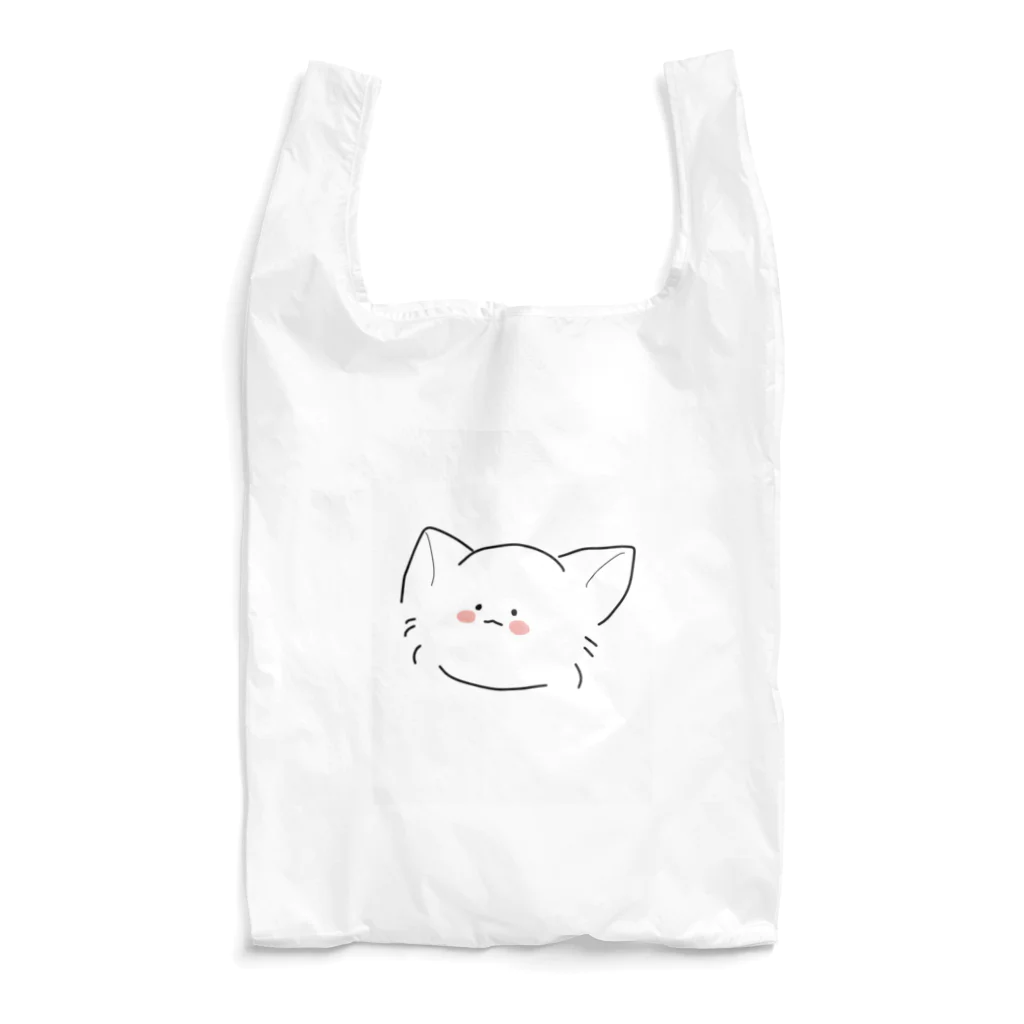 シンプル＆可愛いのゆるふわにゃんこ Reusable Bag