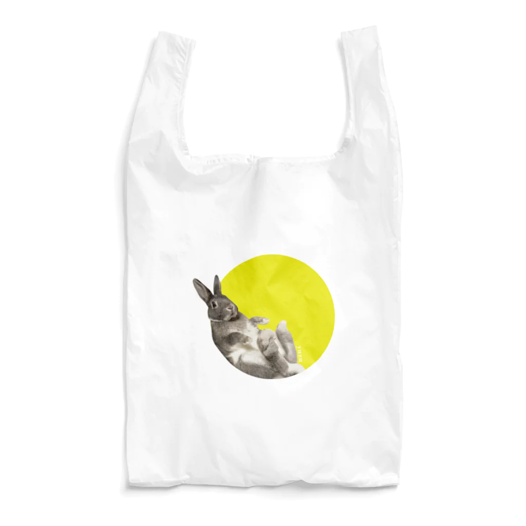 kawano_lonの満月だっこうさぎゆずくん Reusable Bag