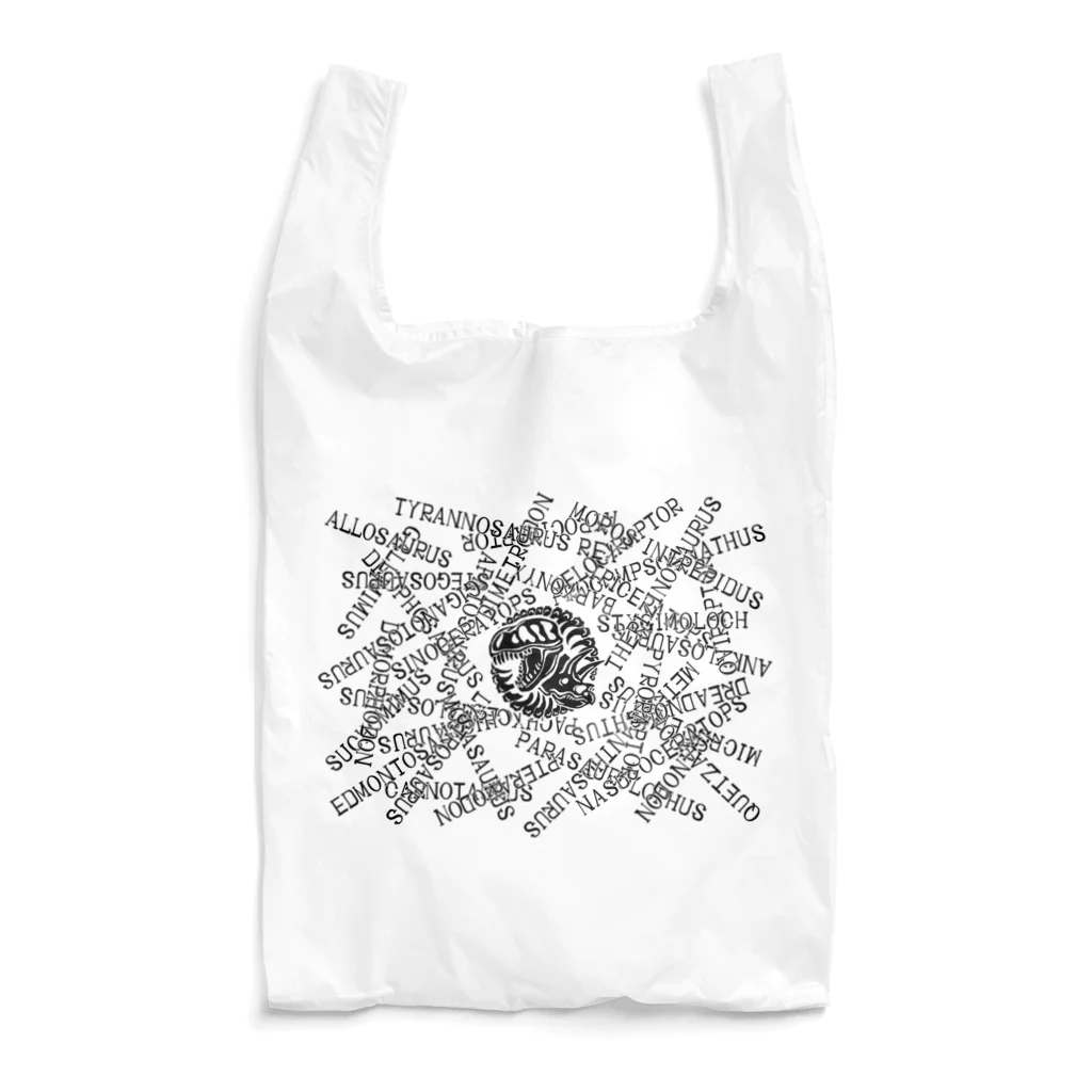 Rook'sVisionのNAMES 恐竜JW[黒] Reusable Bag