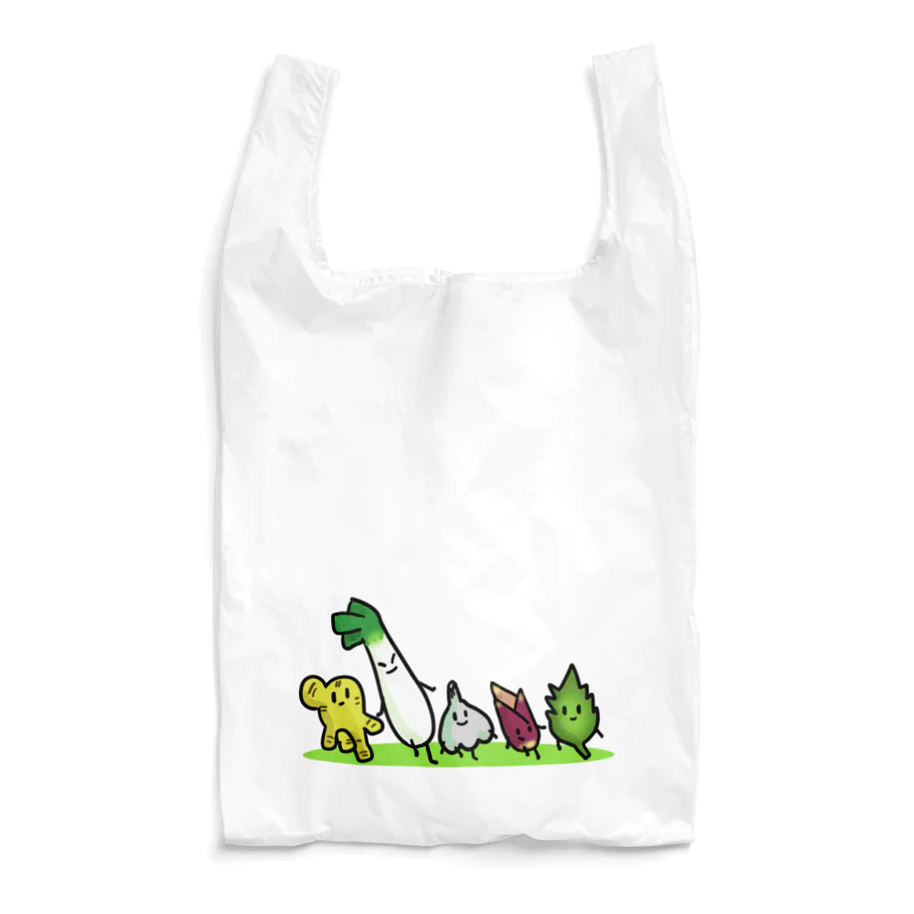 kokonatu-boxのあつまれ薬味部 Reusable Bag