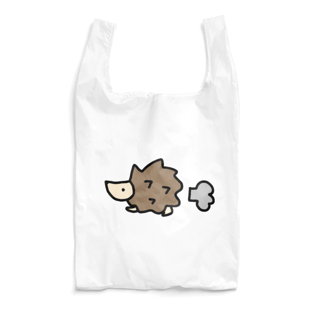 KIKITEKI_LABORATORYのてくてくはりねずみ Reusable Bag