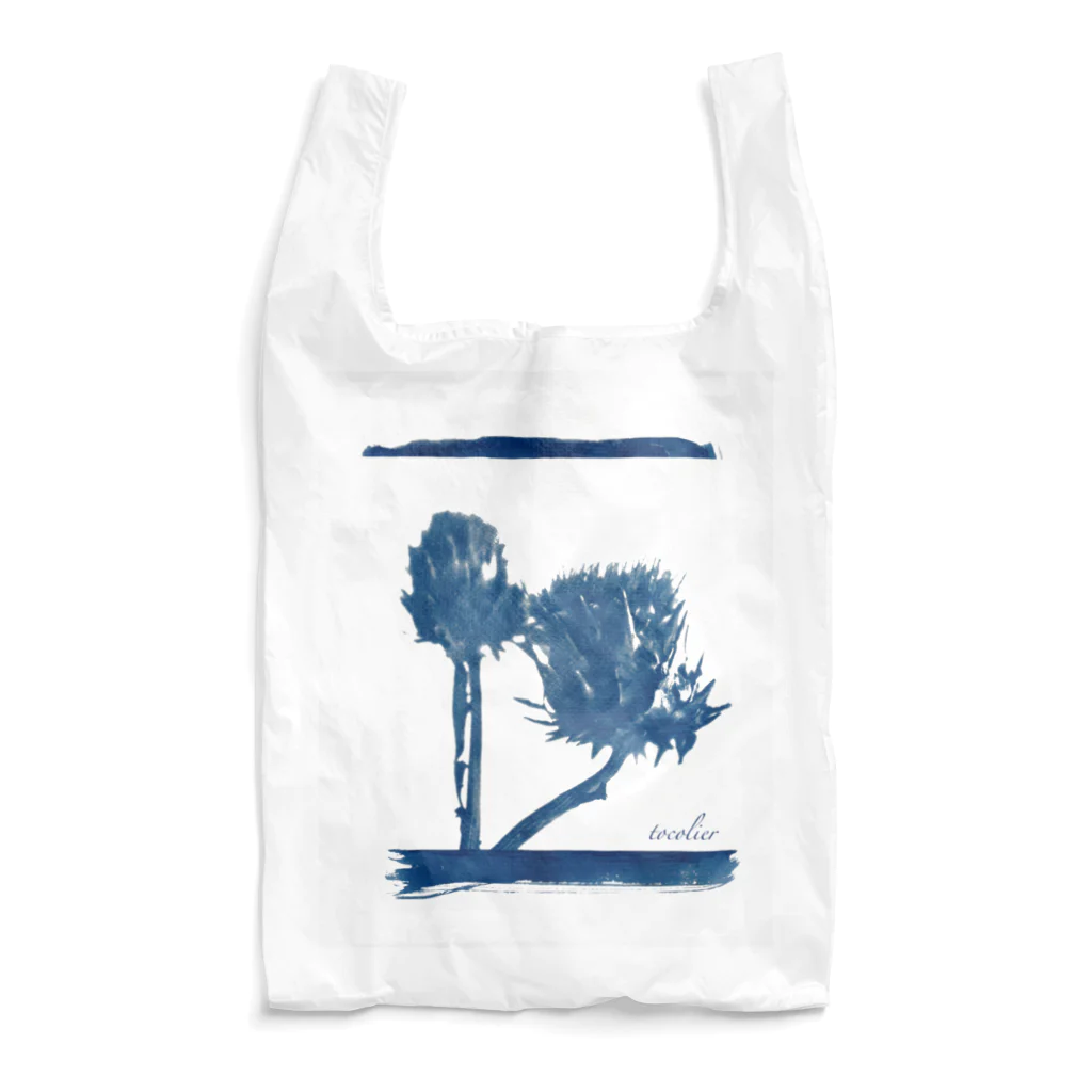 tocolierのCyanotype "artichoke"  Reusable Bag